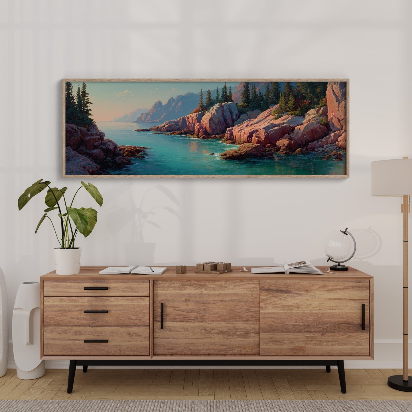Rocky Coastal Serenity