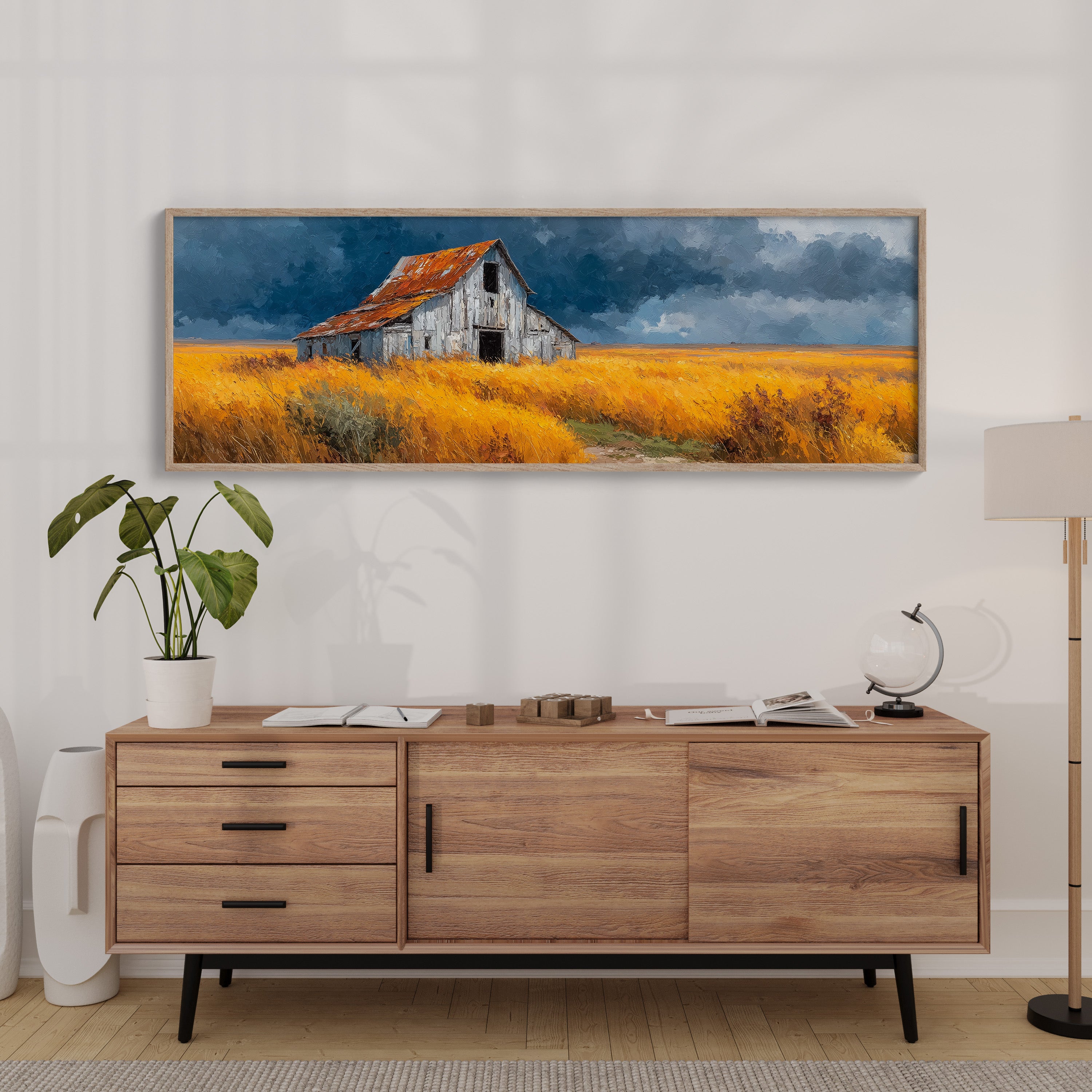 Storm Over Golden Fields