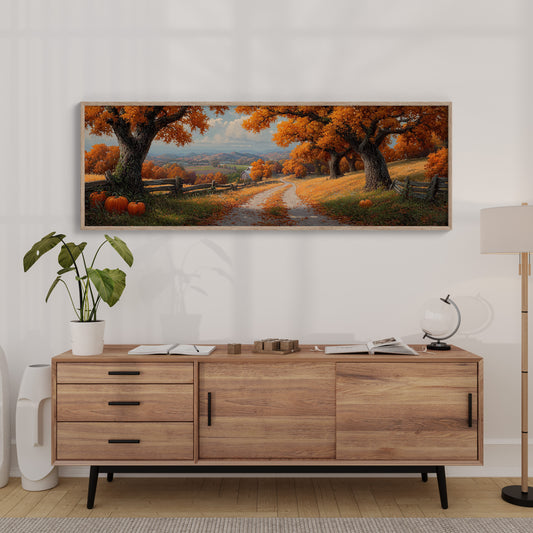 Autumn Harvest Country Road