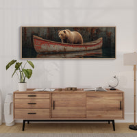 Solitude In The Painted Canoe
