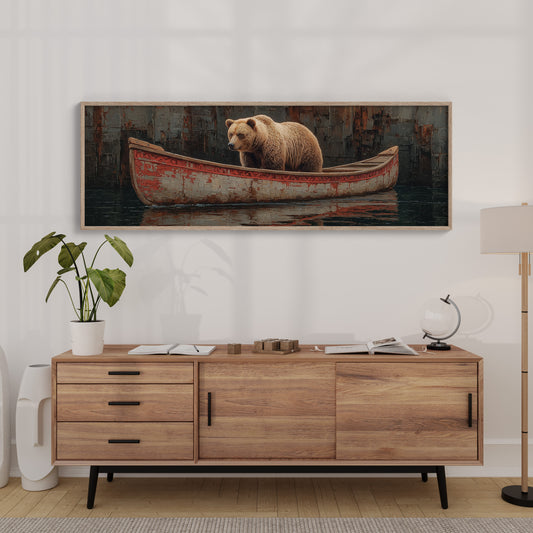 Solitude In The Painted Canoe
