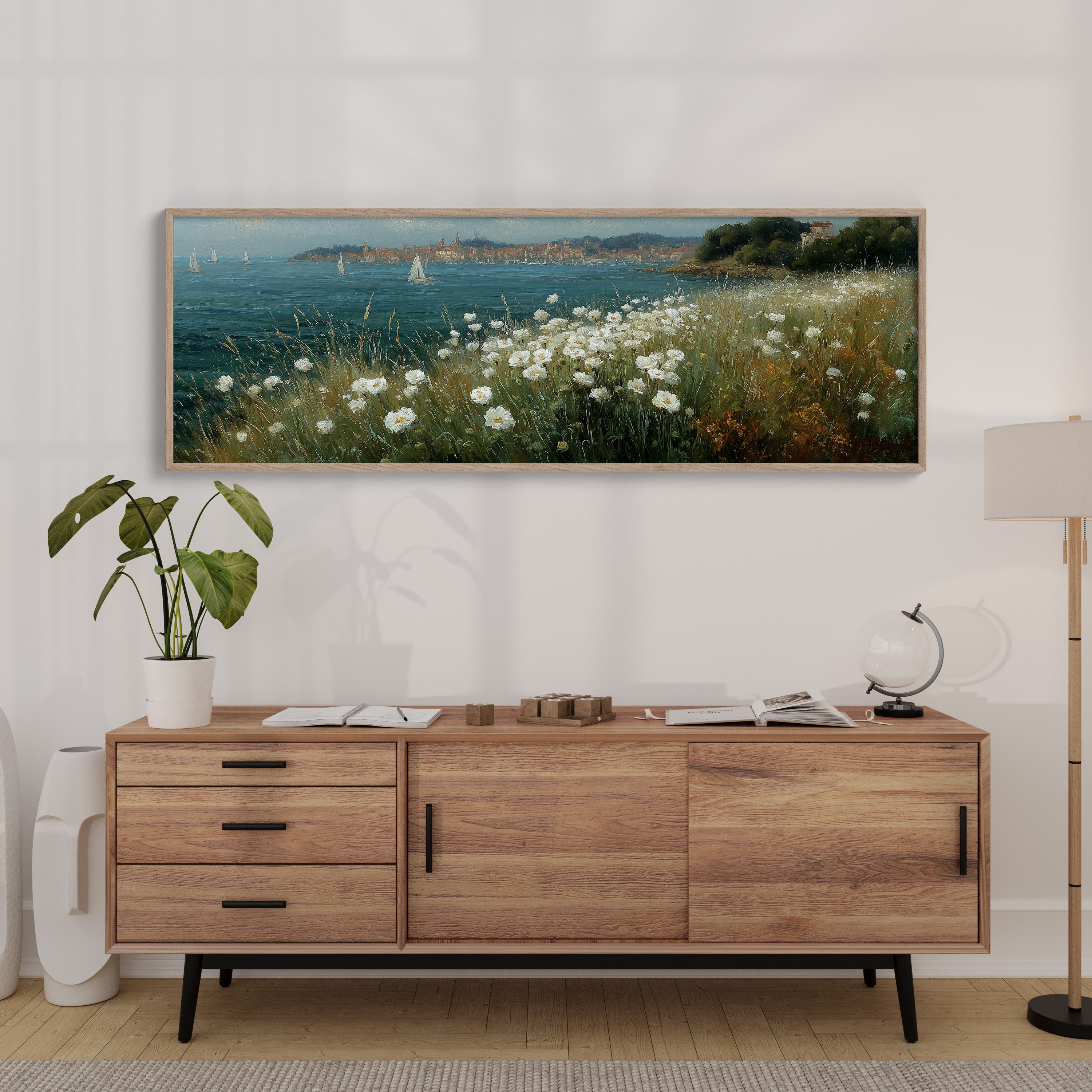Wildflowers By The Quiet Coast