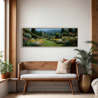 Sunlit Garden Path In Tuscany