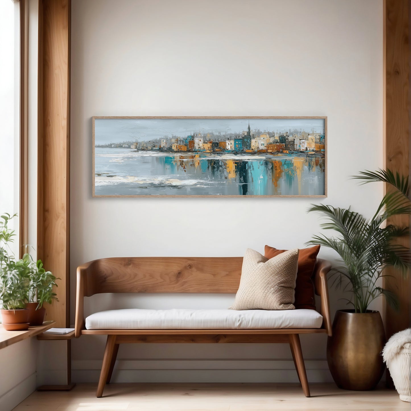Harbor City In Quiet Reflection