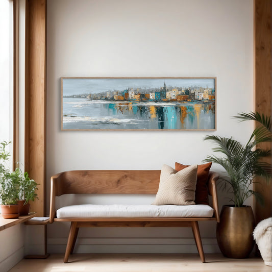Harbor City In Quiet Reflection