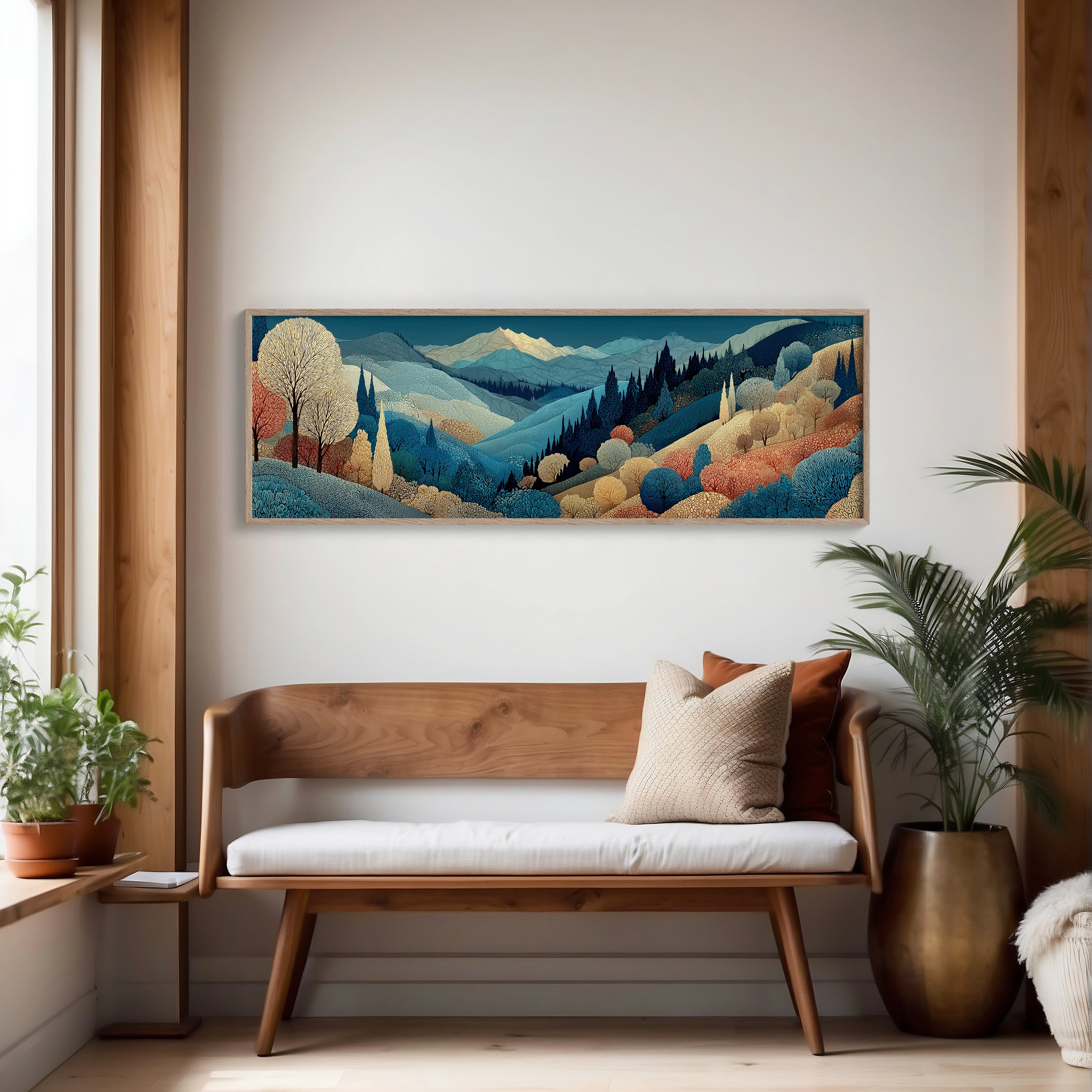 Quiet Valleys Beneath Distant Peaks