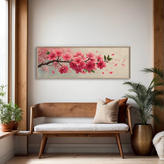 Cherry Blossoms In Soft Spring Light