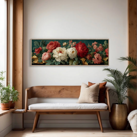 Elegant Peony Floral Still Life