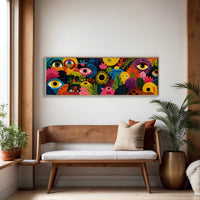 Eyes Watching Through Color