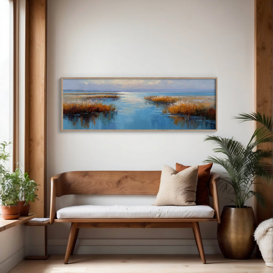 Golden Reeds by Quiet Waters