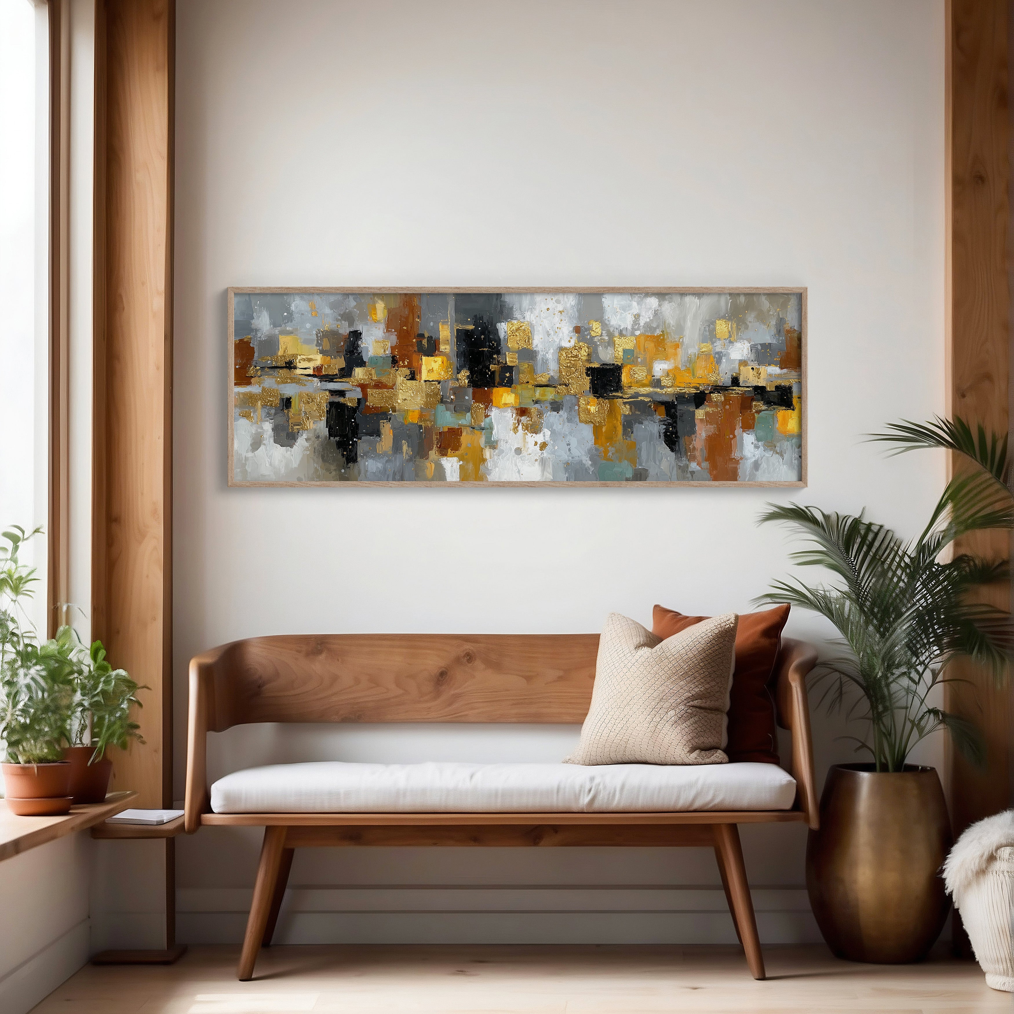 Golden City Abstract