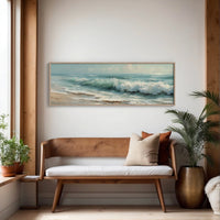 Rolling Waves on Quiet Shore