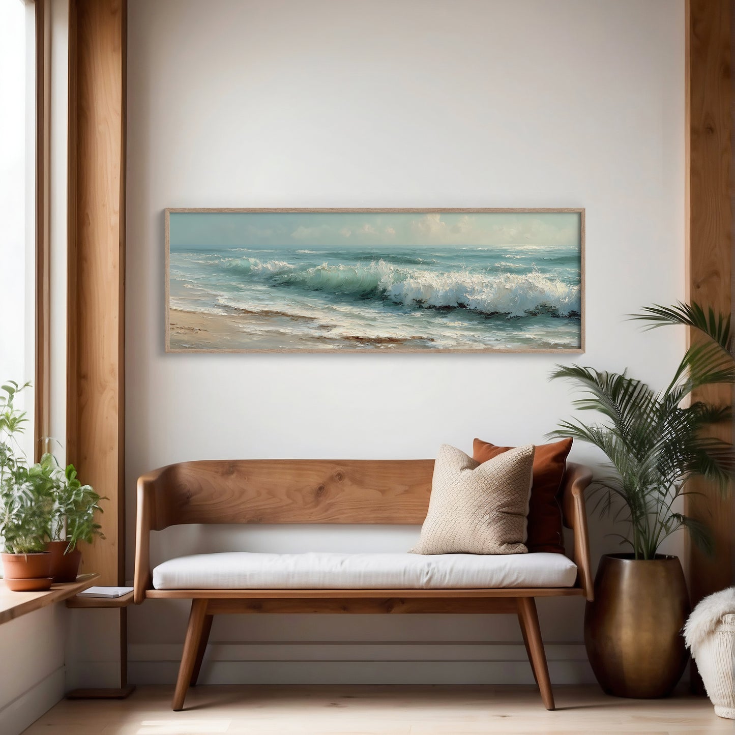 Rolling Waves on Quiet Shore