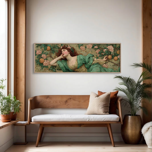 Romantic Art Nouveau Garden Muse