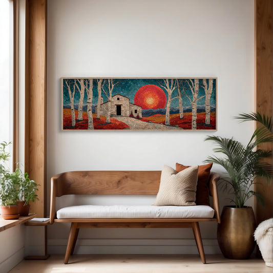 Chapel Beneath the Crimson Sun