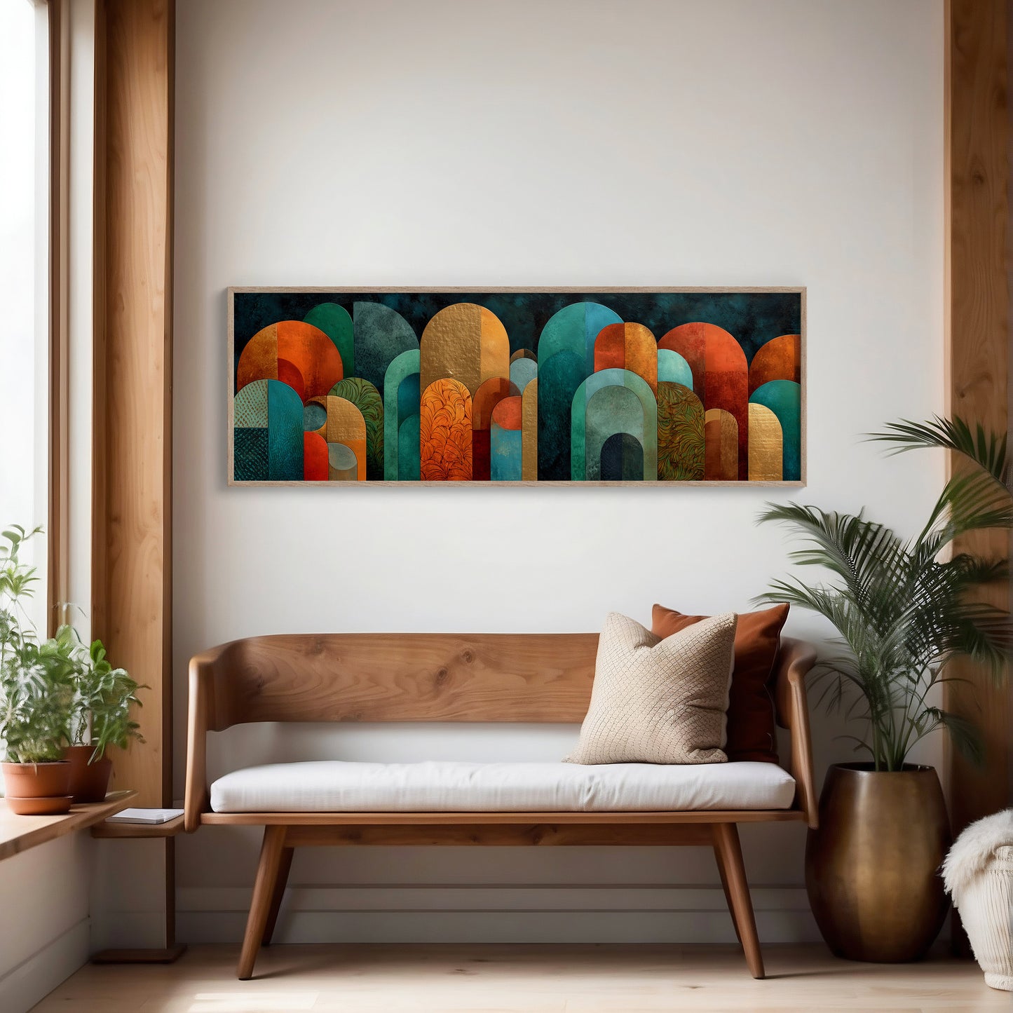 Art Deco Arches In Jewel Tones