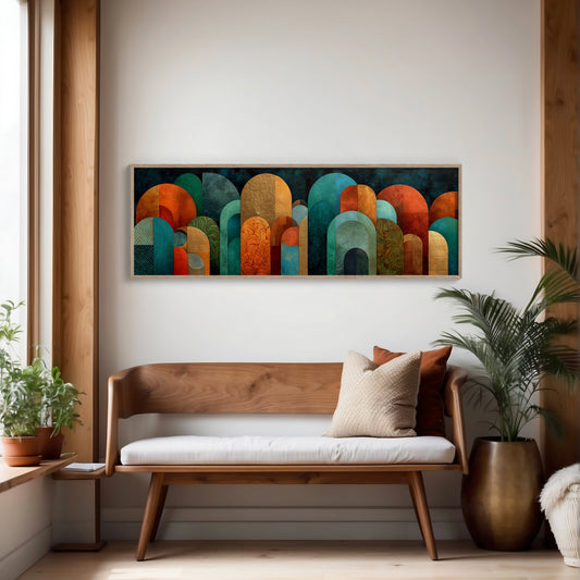 Art Deco Arches In Jewel Tones