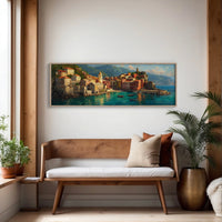 Sunlit Harbor of the Italian Coast