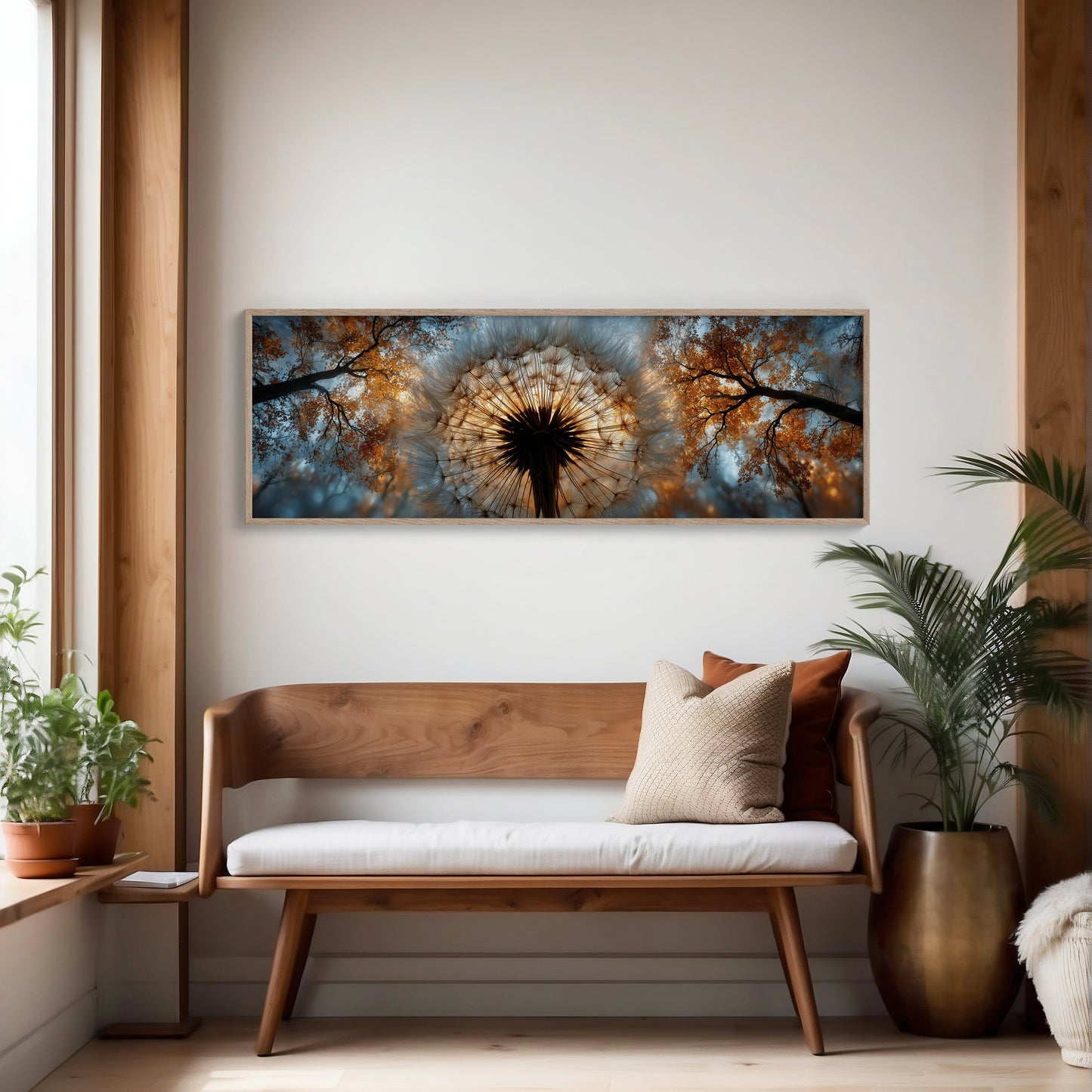 Dandelion Halo In Autumn Light
