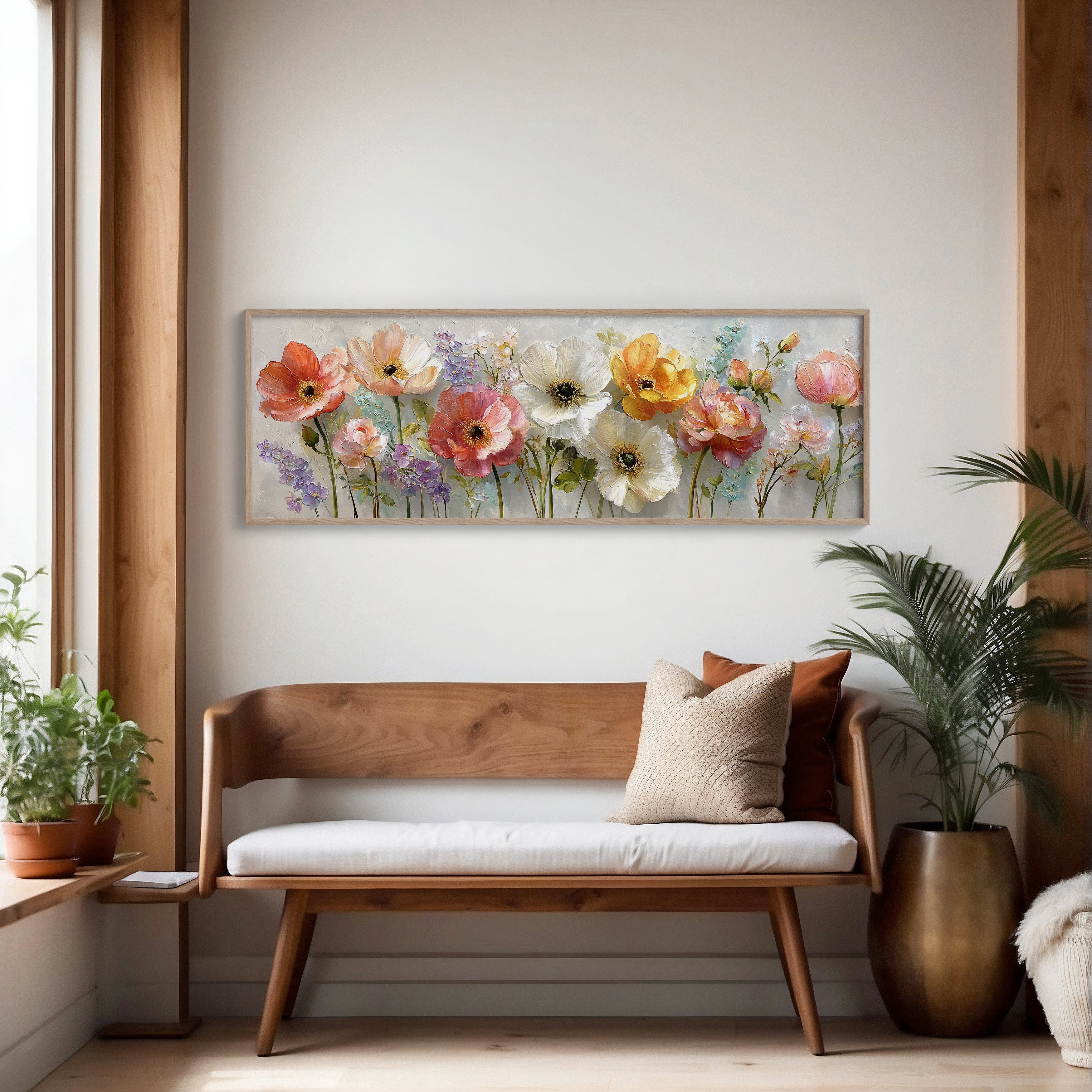 Garden Blooms In Soft Pastel Light