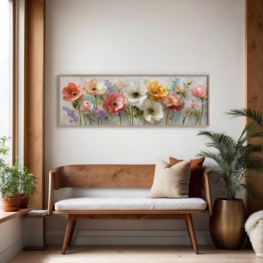 Garden Blooms In Soft Pastel Light