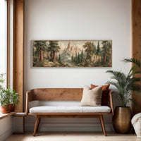 Majestic Mountain Forest Wilderness Landscape