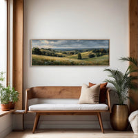 Golden Fields Beyond The Hills