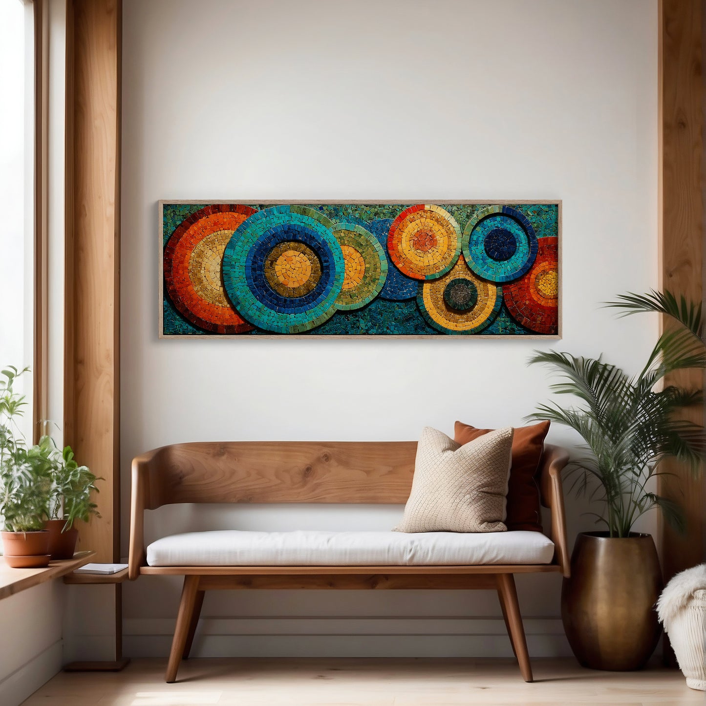 Circles Of Color Mosaic Rhythm
