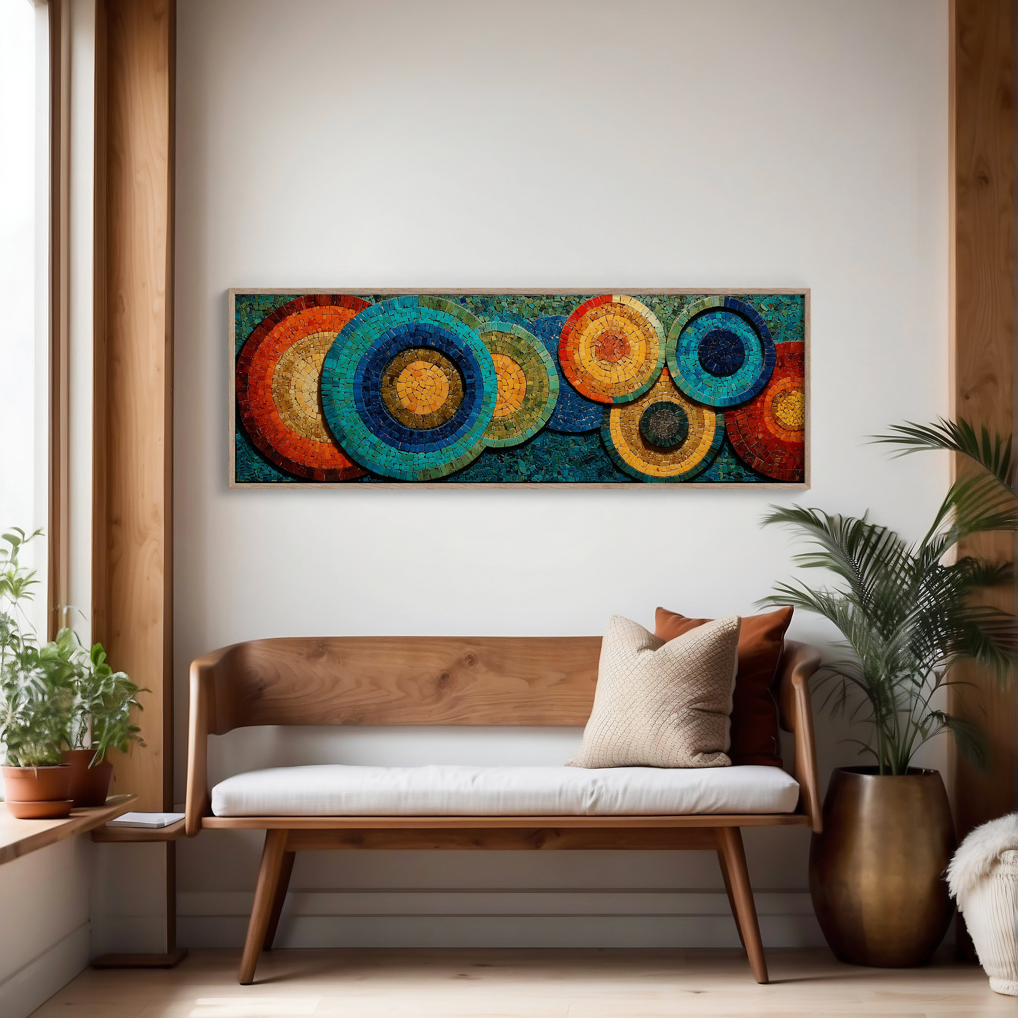 Circles Of Color Mosaic Rhythm