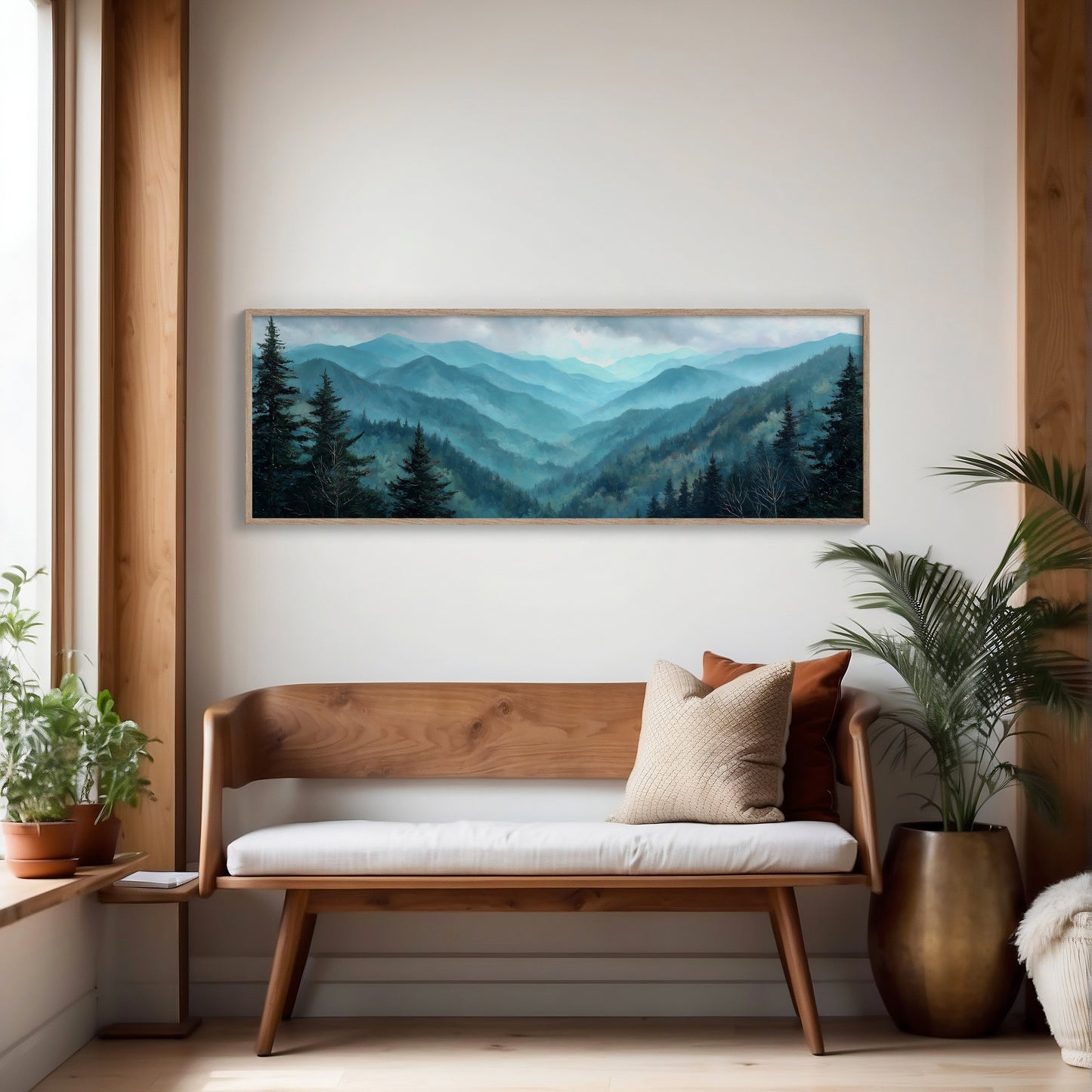 Blue Mountains In Morning Mist