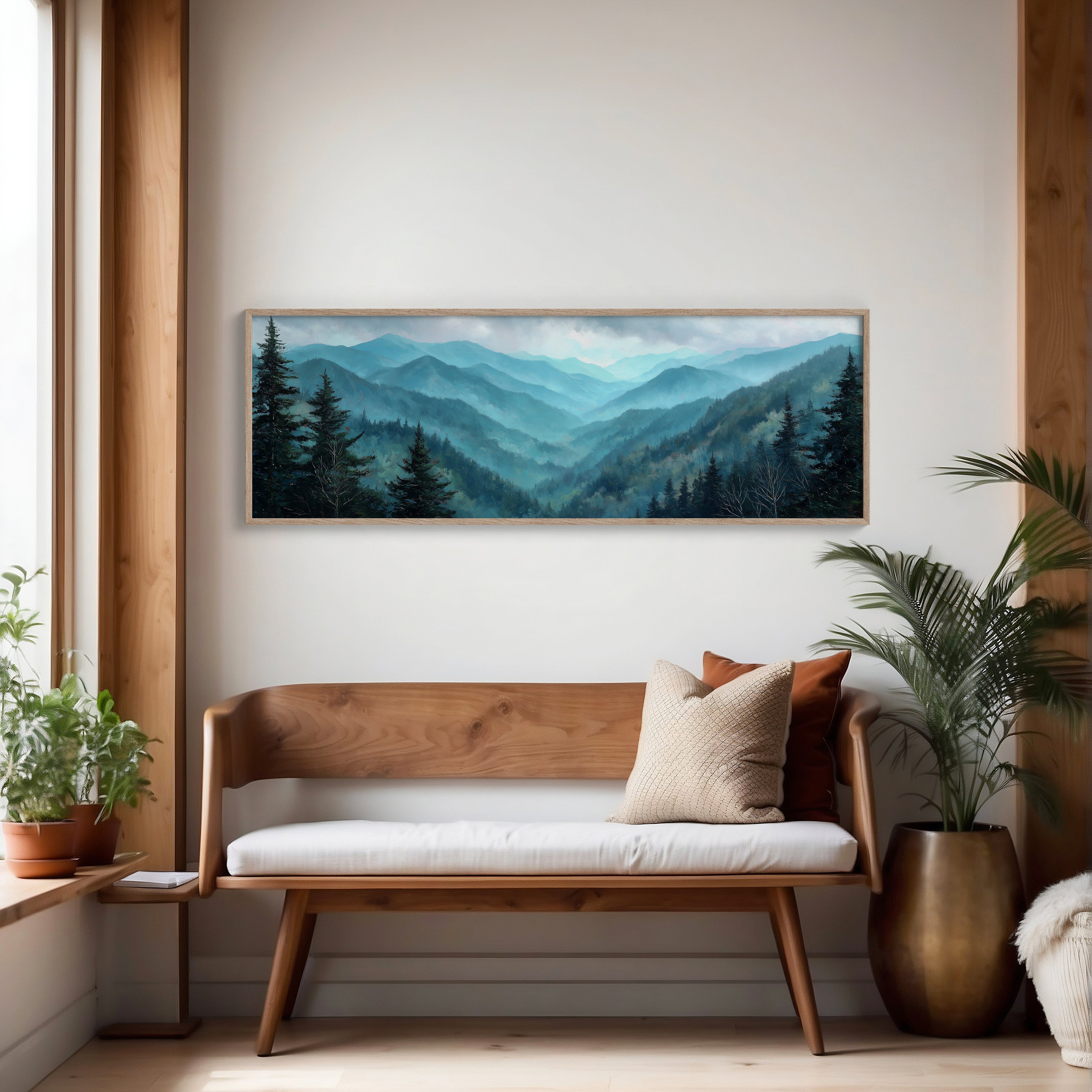 Blue Mountains In Morning Mist