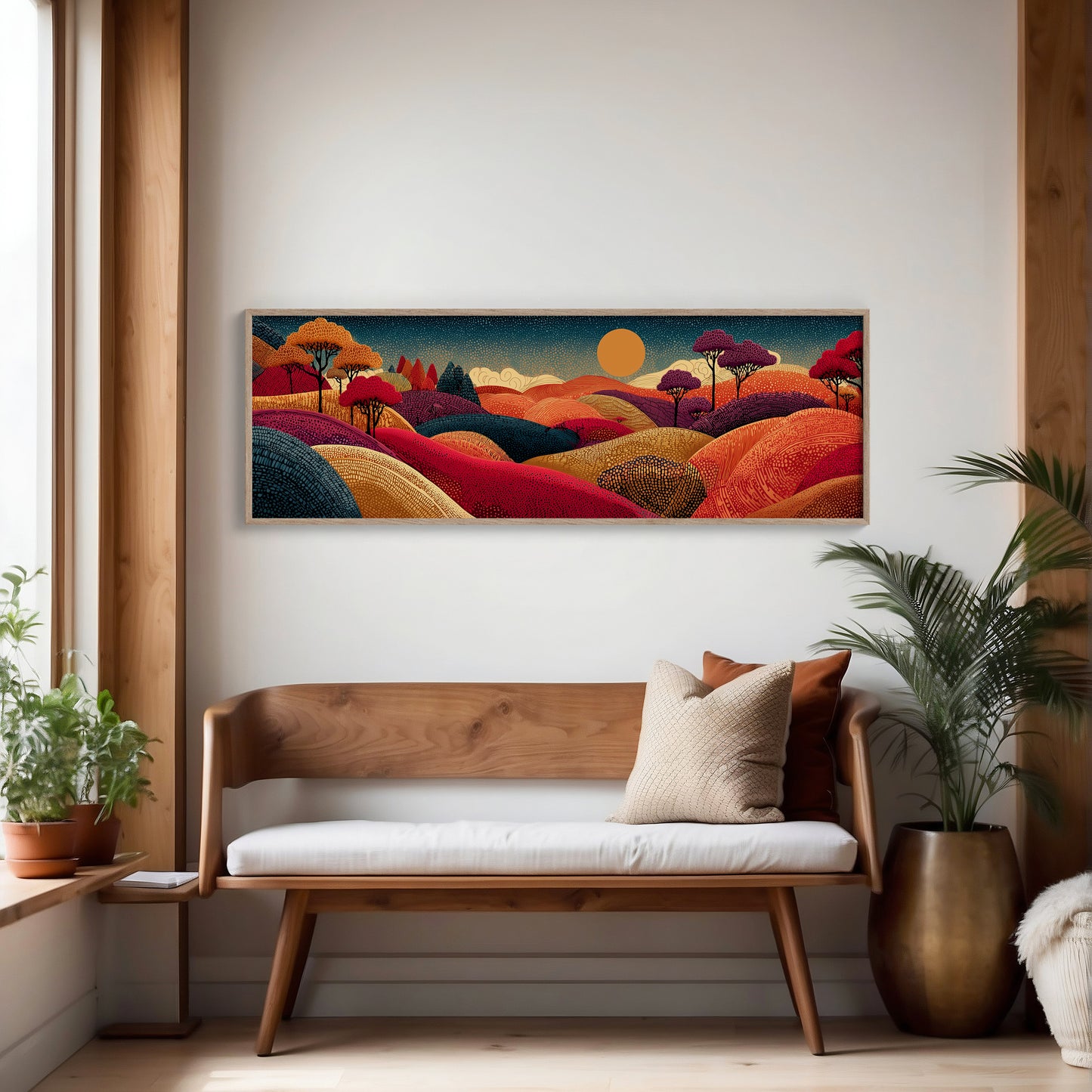 Sunlit Hills of Autumn Dreams