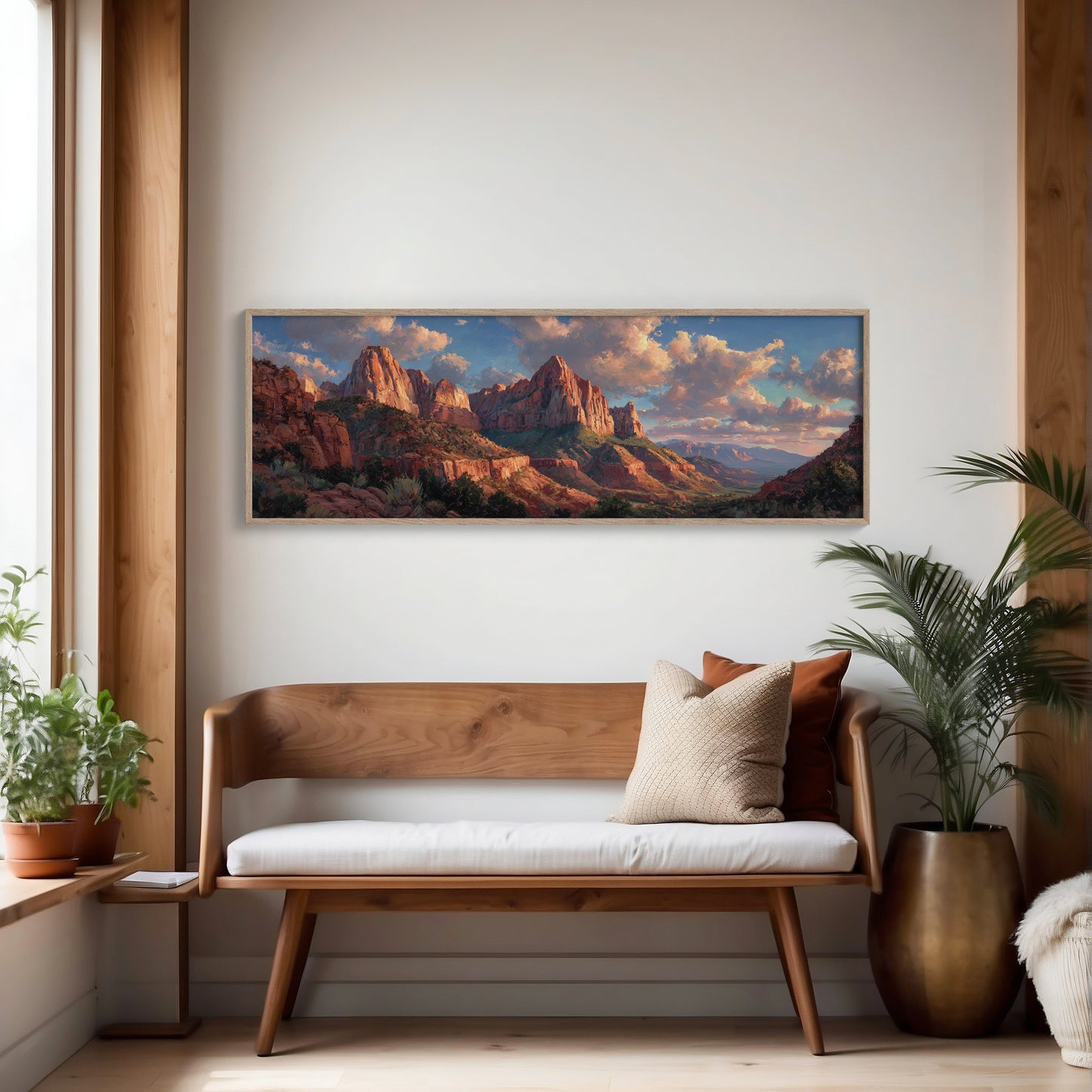 Cathedral Cliffs At Golden Hour