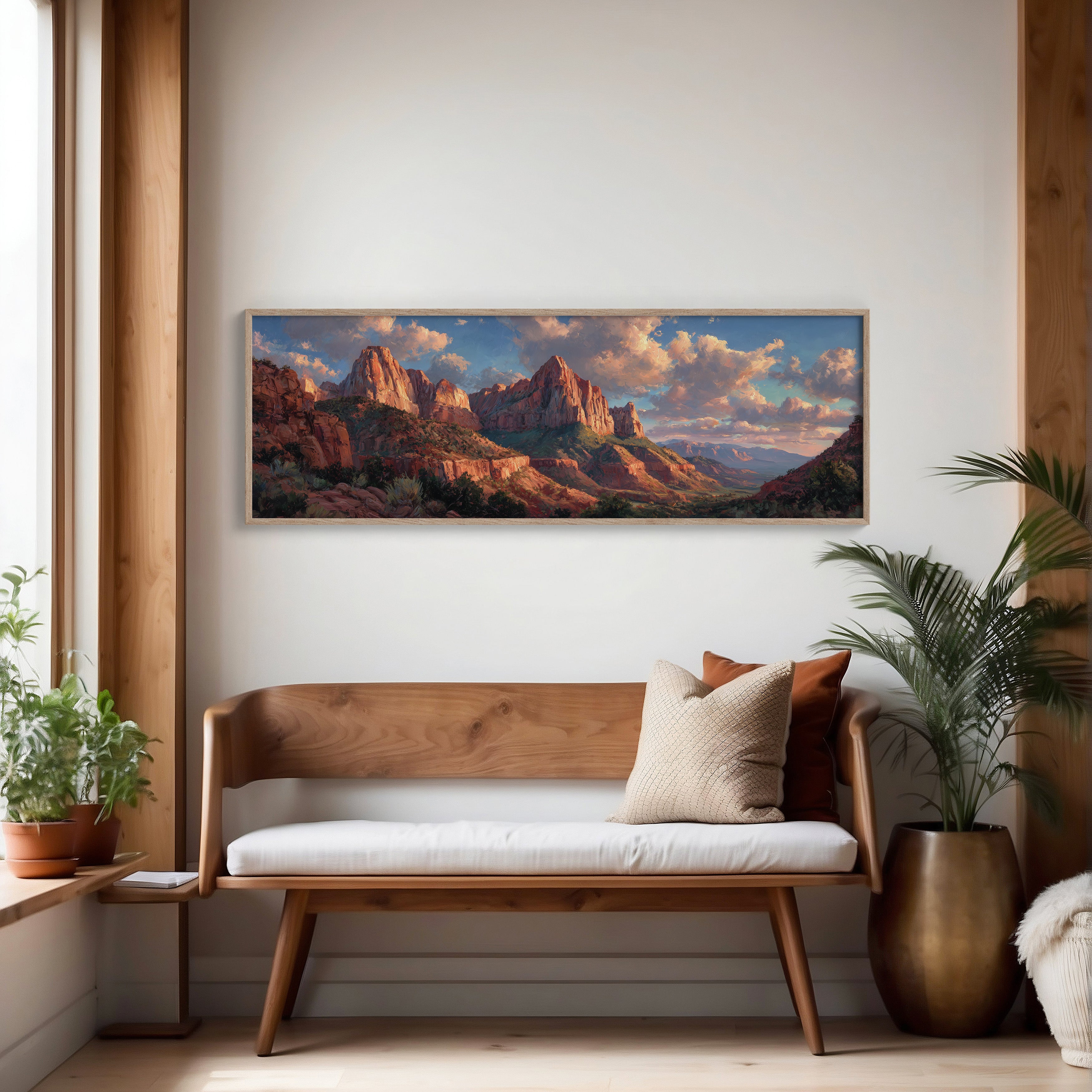 Cathedral Cliffs At Golden Hour