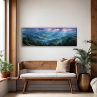 Blue Mountains Beneath Morning Light