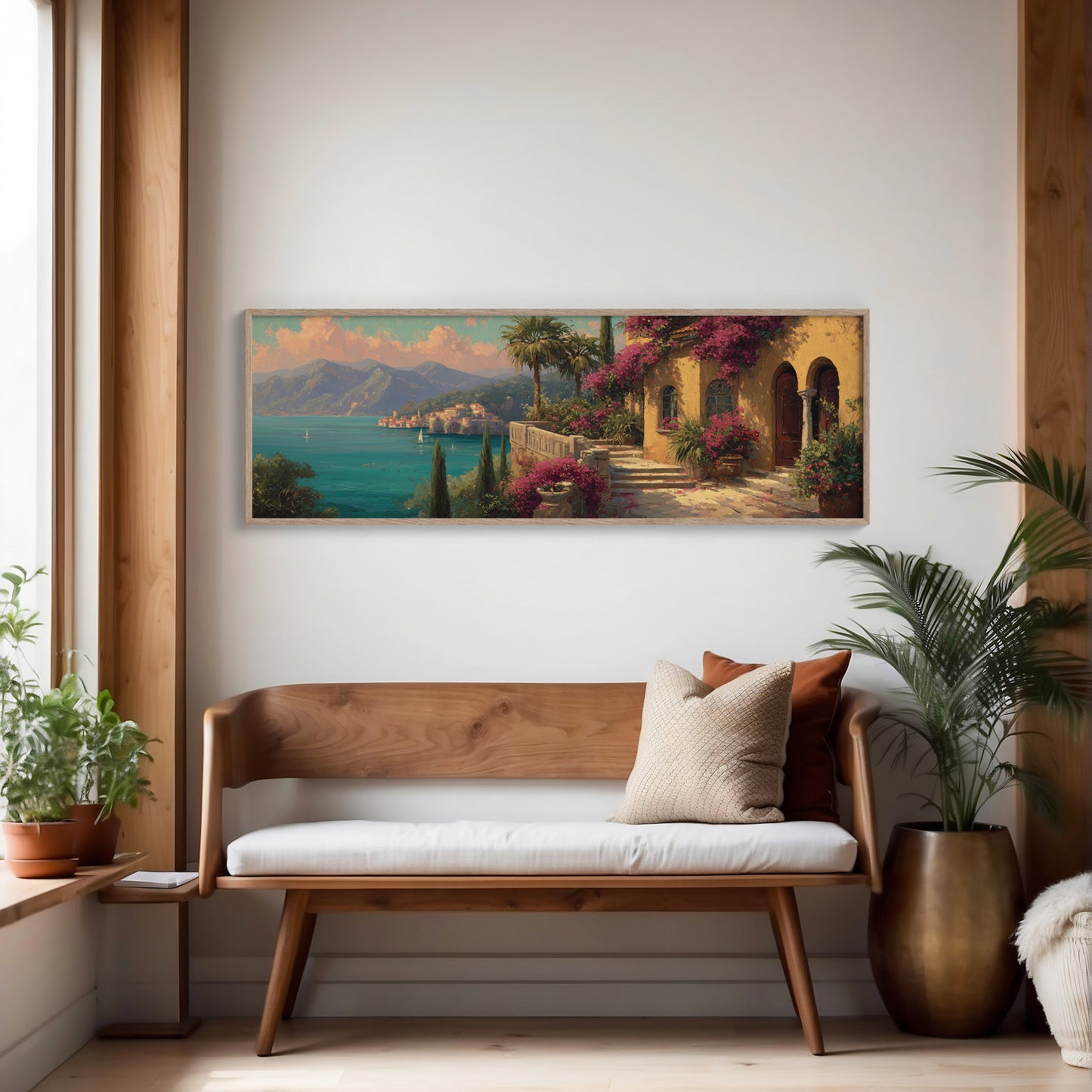 Terrace Overlooking The Blue Coast