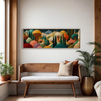 Whimsical Forest Of Painted Hills