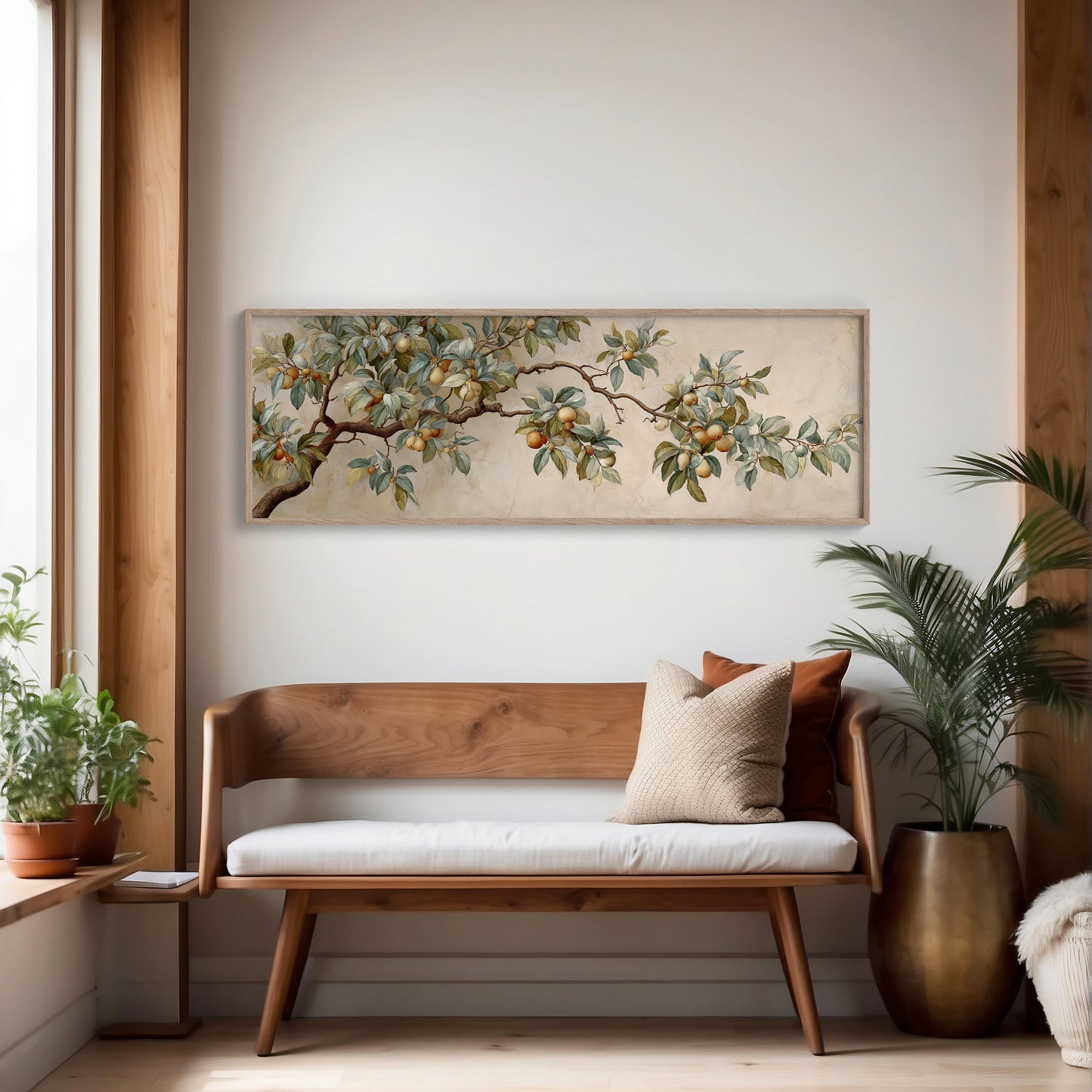 Vintage Orchard Branch Mural