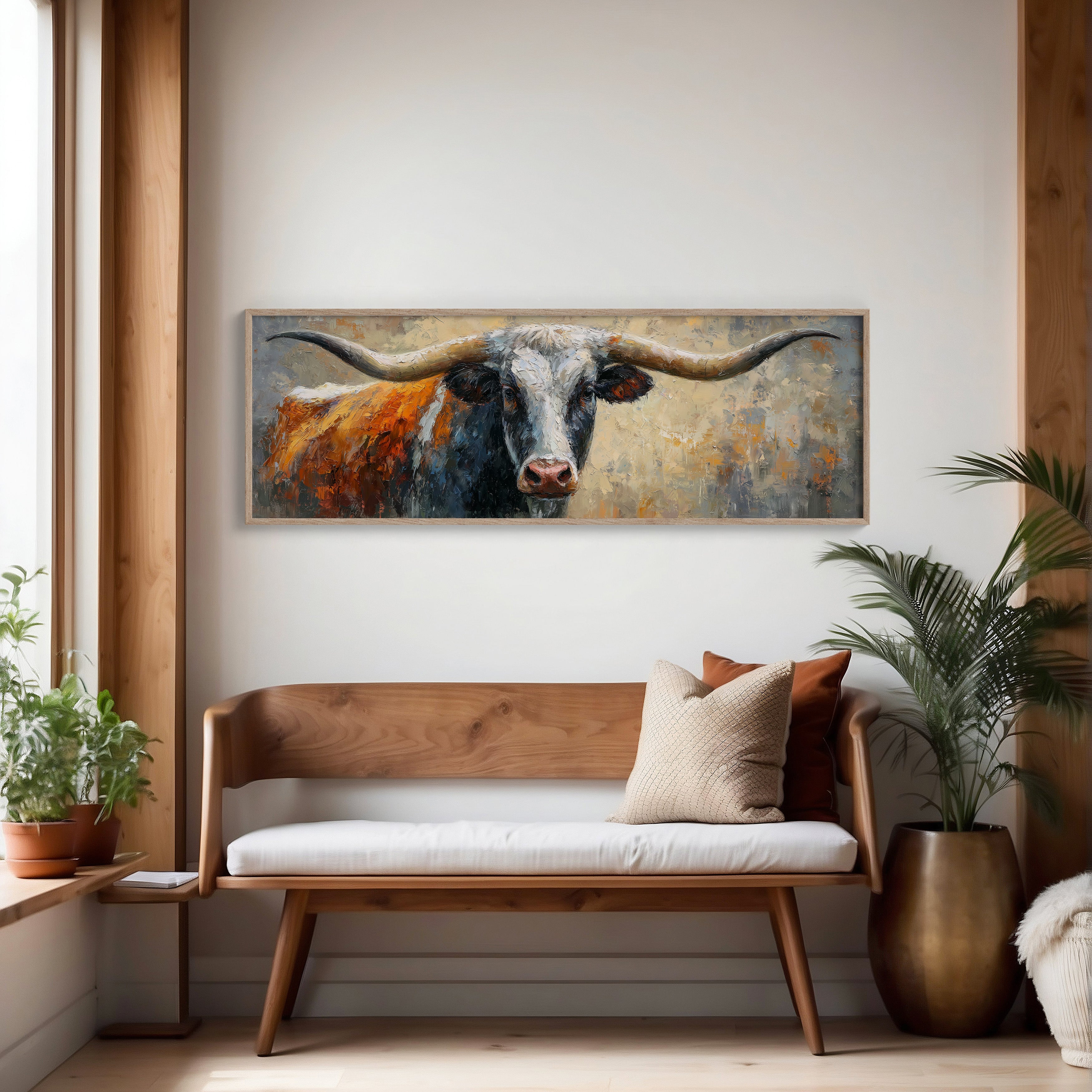Majestic Longhorn Portrait