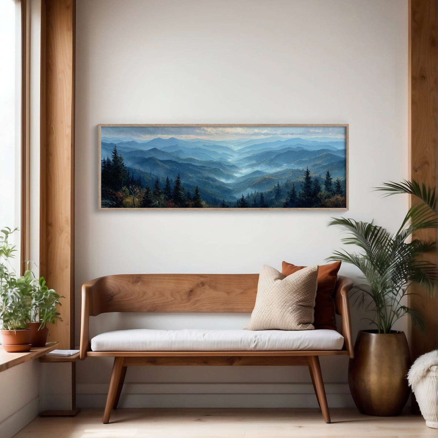 Misty Blue Mountain Valley