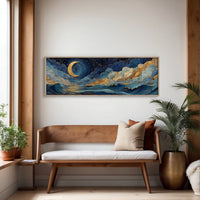Celestial Moonlit Waves