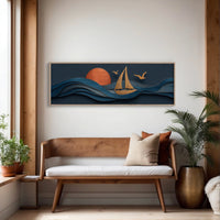 Sails Through Copper Sunset