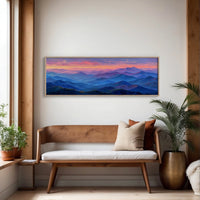 Pastel Mountains Drift at Dusk