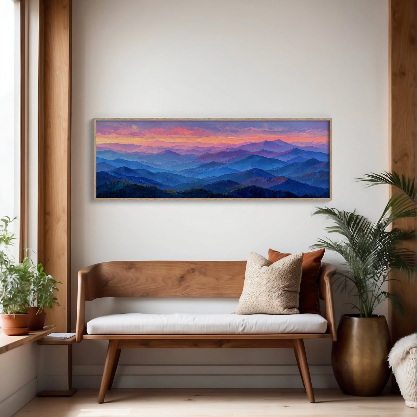 Pastel Mountains Drift at Dusk