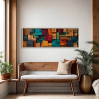 Colorblock Grain Mosaic