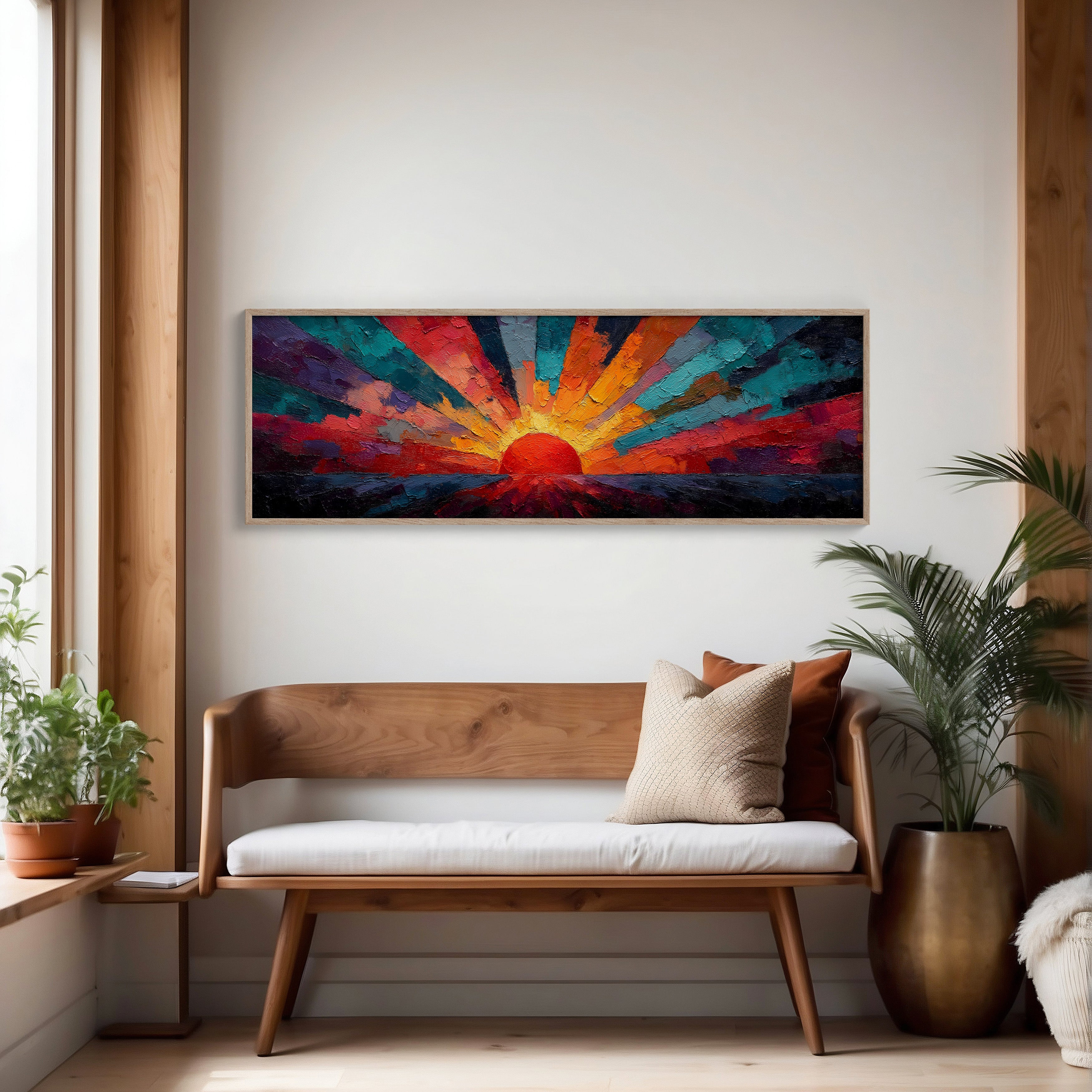 Sunburst in Painted Fire