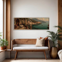 Sunset Terrace Above the Coast