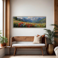 Wildflowers Beneath the Peaks