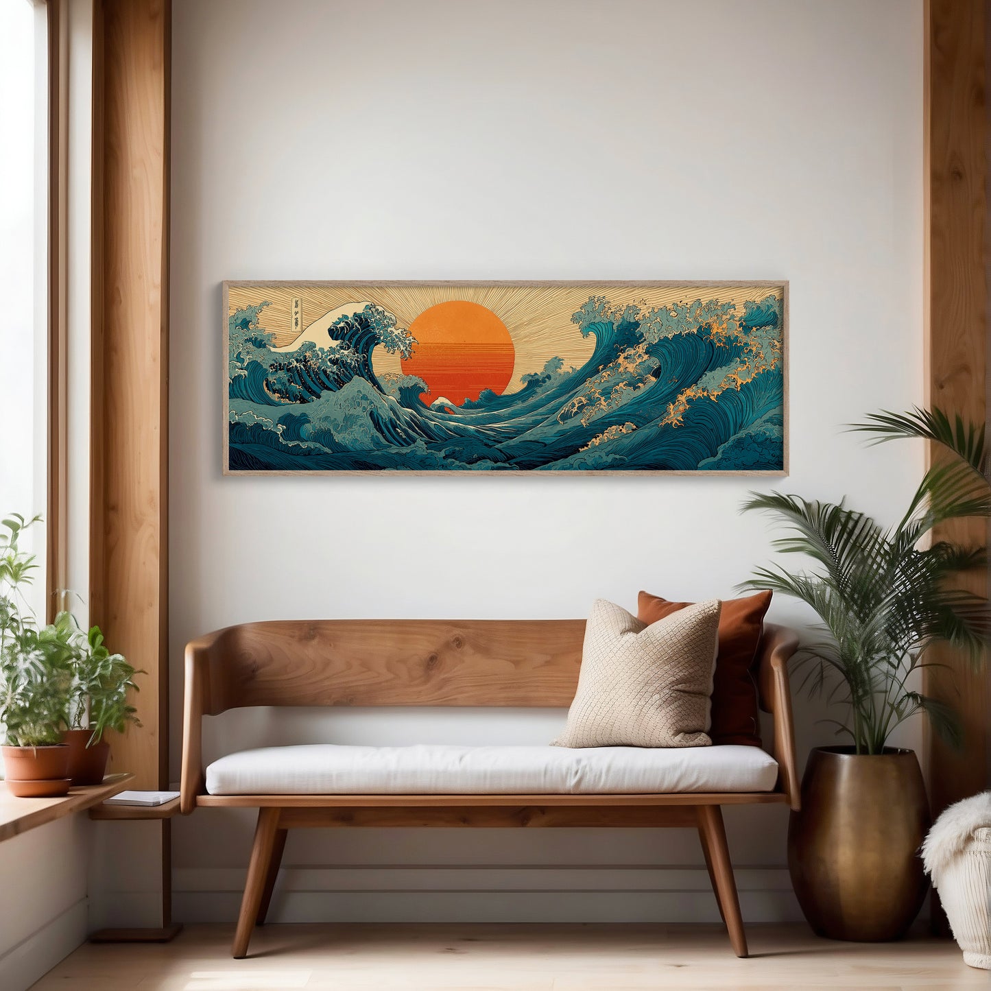 Waves Rise To Meet the Sun