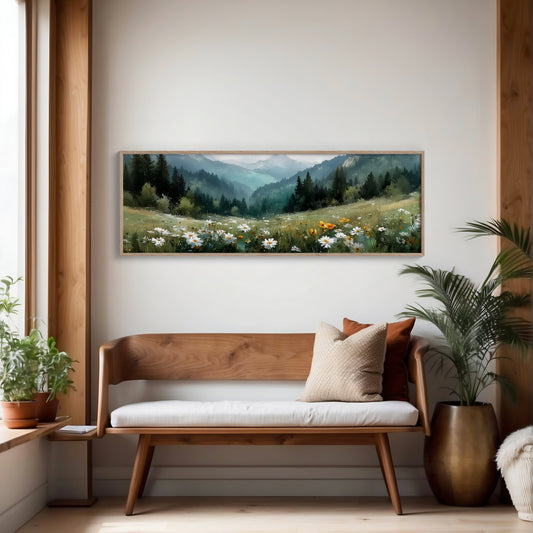 Meadow Beneath the Misty Pines